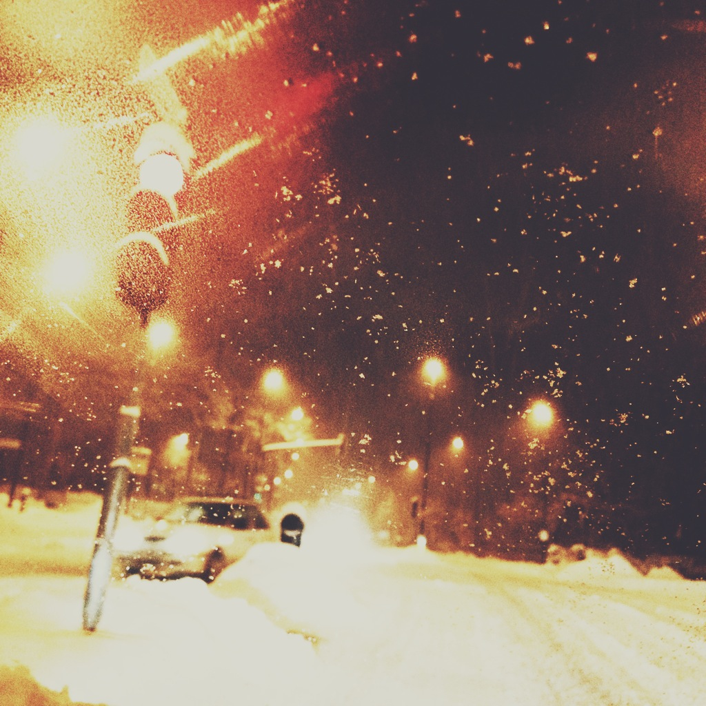 Ljubljana. Snow. Lots of it.