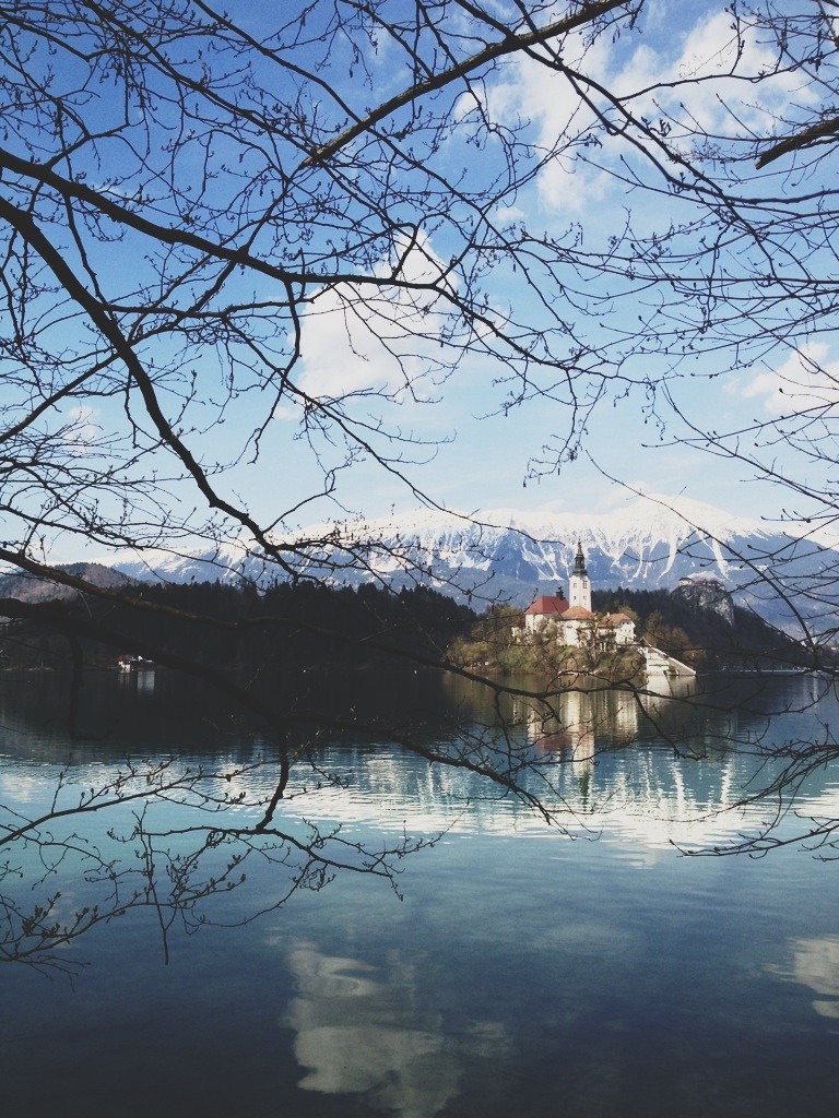 Right here. Right now. Bled, Slovenia.